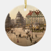 Karlsplatzおよび駅、ミュンヘン、ドイツ セラミックオーナメント (正面)