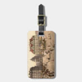 Karlsplatzおよび駅、ミュンヘン、ドイツ ラゲッジタグ (正面縦)