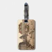 Karlsplatzおよび駅、ミュンヘン、ドイツ ラゲッジタグ (裏面縦)