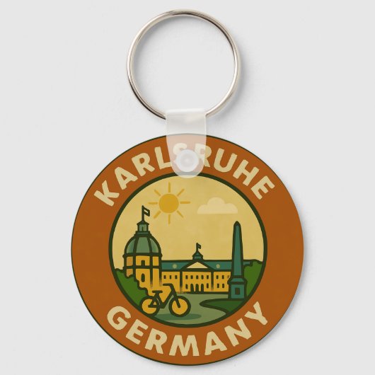 Karlsruhe German Urban Emblem キーホルダー (正面)