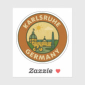 Karlsruhe German Urban Emblem シール (シート)