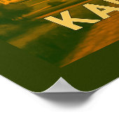 Karlsruhe Germany City Art ポスター (角)