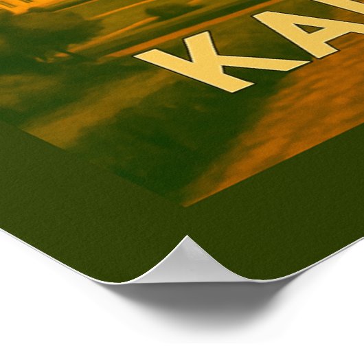 Karlsruhe Germany City Art ポスター (角)