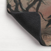 Karlstejn 1882年のワタリガラス マウスパッド (コーナー)