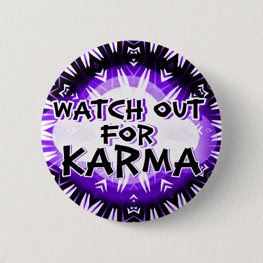 Karma,気を付けて!_ボタン 缶バッジ (正面)