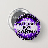 Karma,気を付けて!_ボタン 缶バッジ (正面&裏面)