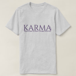 Karma (2) - A MisterPシャツ Tシャツ