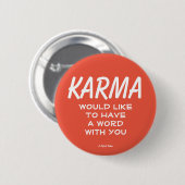 Karma - A MisterP Button 缶バッジ (正面&裏面)