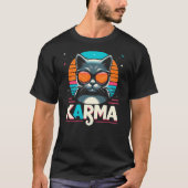Karma Cat Tシャツ (正面)