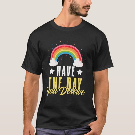 Karma Quotes Boho Rainbow  Humor Sarcastic Men Wom Tシャツ (正面)