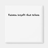 Karma regelt das schon マグネット (正面)