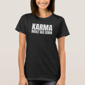 Karma regulates that already spirituality Premium Tシャツ (正面)