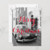 Karmann Ghiaのクラシック車 シーズンポストカード (正面/裏面)