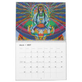 Karmymのアクリルの絵画 カレンダー (3月 2027)