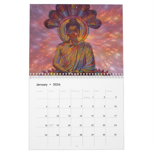 karmymのデジタル画像のカレンダー カレンダー (1月 2026)