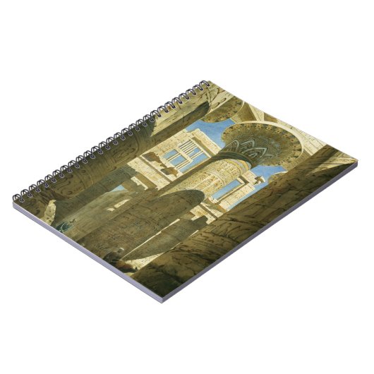 Karnak、c.1866 (w/c紙で) ノートブック (左側)