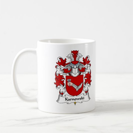 Karnowskiの家紋 コーヒーマグカップ (左)