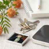 Karolina Pavlova、c.1830のポートレート キーホルダー (側面)