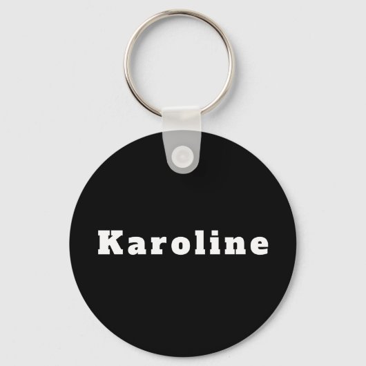 Karoline キーホルダー (裏面)