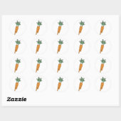 Karotten carrots ラウンドシール (シート)