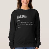 Karson  Noun An Exceptional Man スウェットシャツ (正面)