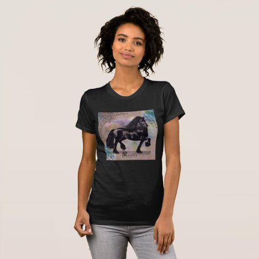 Karsten Friesian Stallion Tシャツ (正面フル)