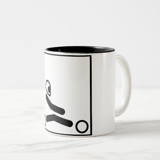 Kartの姿は行きます ツートーンマグカップ (正面右)