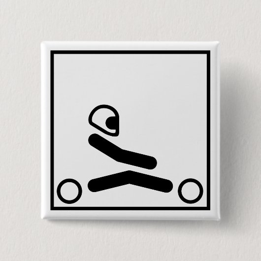 Kartの姿は行きます 缶バッジ (正面)