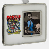 Kartの生命は行きます シルバープレートフレームオーナメント (右)