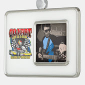 Kartの生命は行きます シルバープレートフレームオーナメント (左)