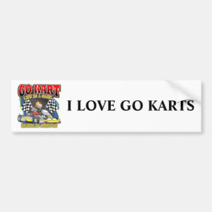 Kartの生命は行きます バンパーステッカー