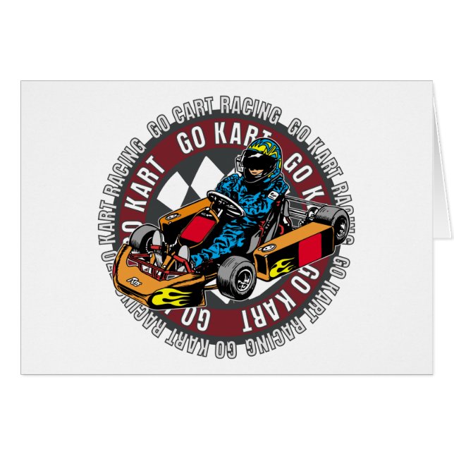 Kartの競争は行きます (正面横)