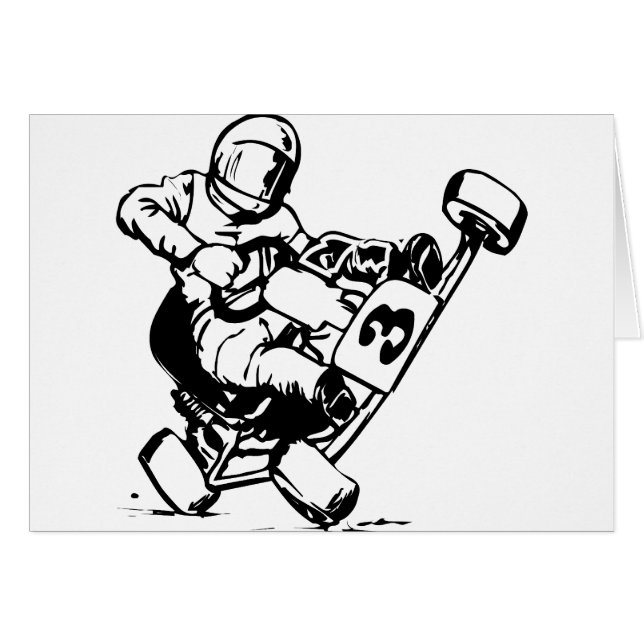 Kartの競争は行きます (正面横)