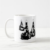 Kartの競争は行きます コーヒーマグカップ (左)