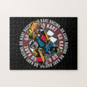 Kartの競争は行きます ジグソーパズル (横)