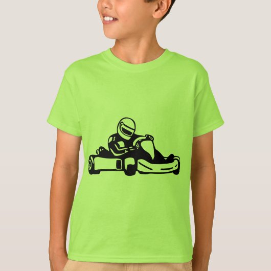 Kartの競争は行きます Tシャツ (正面)