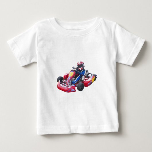 Kartは行きます ベビーTシャツ (正面)