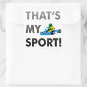 kart / go cart - that's my sport スクエアシール (バッグ)