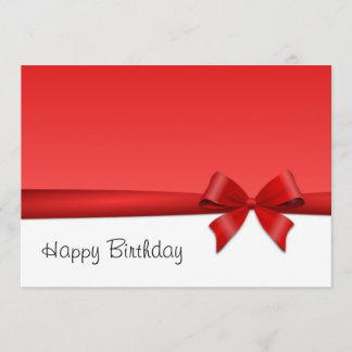 Karte Postkarte Schleife happy birthday カード