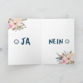 Karte - Willst du meine Trauzeugin sein カード (内部)