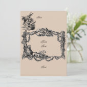 Karte zum Gestalten – Card to design yourself 招待状 (スタンド正面)