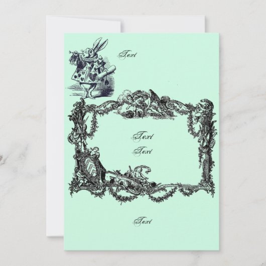 Karte zum Gestalten – Card to design yourself 招待状 (正面)