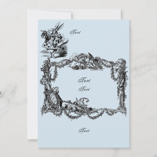 Karte zum Gestalten – Card to design yourself 招待状 (正面)