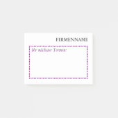 Kartenhaus | Ungewöhnliche Geschäftsausstattung  ポストイット (正面)