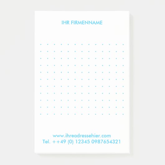 Kartenhaus | Ungewöhnliche Geschäftsausstattung  ポストイット (正面)