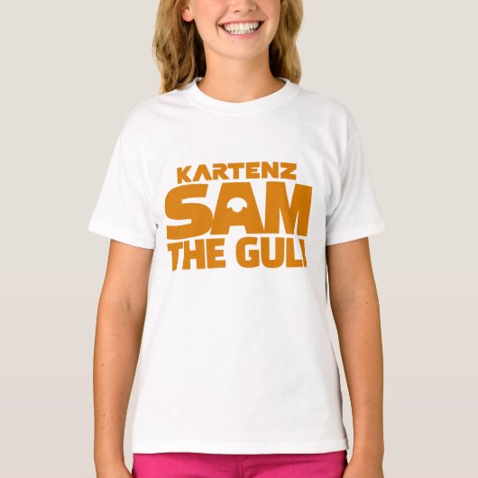 Kartenz Sam the Gull Logo T-Shirt by Wighar Tシャツ (正面)
