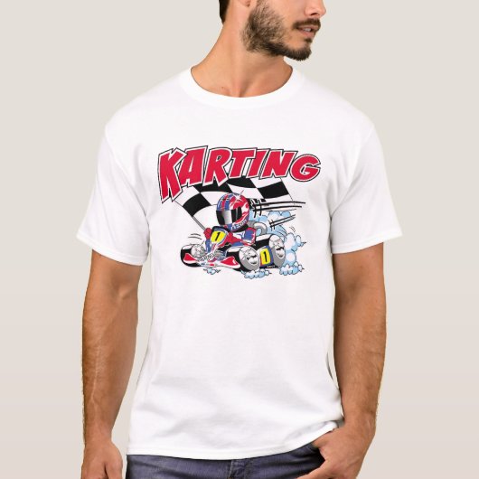 Kartingは行きます Tシャツ (正面)