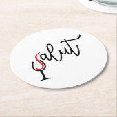 Kartonnen Onderzetter ラウンドペーパーコースター (アングル)