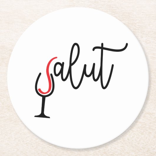 Kartonnen Onderzetter ラウンドペーパーコースター (正面)