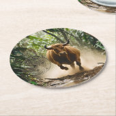 Kartonnen Onderzetter ラウンドペーパーコースター (アングル)